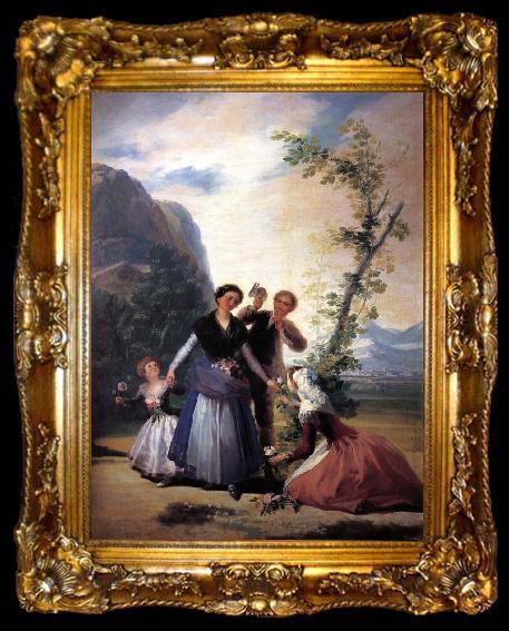 framed  Francisco Goya Spring, ta009-2